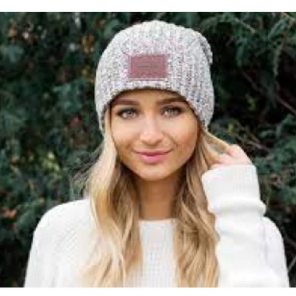 Love Your Melon Beanie for Men & Women Black Speckled Winter Hats Unisex Beanie
